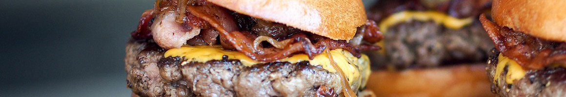 Eating Burger at Skooter's Restaurant restaurant in Windsor Locks, CT.